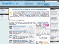 Informations pour webmasters dbutant