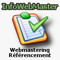Bannière simple au format 125 pixels de InfoWebMaster